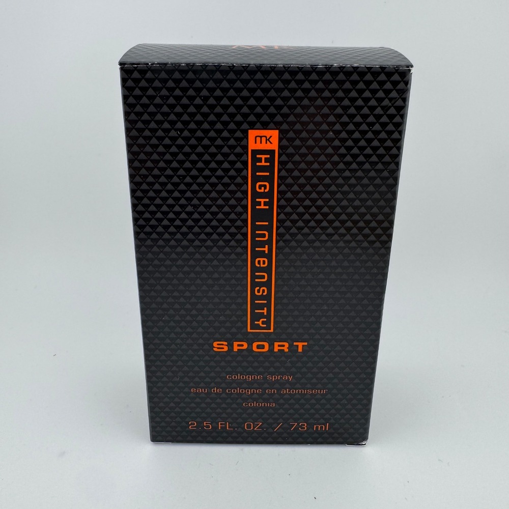 Mary Kay MK High Intensity Sport 2.5oz Black Excellent Cologne Spray Men (9R10)